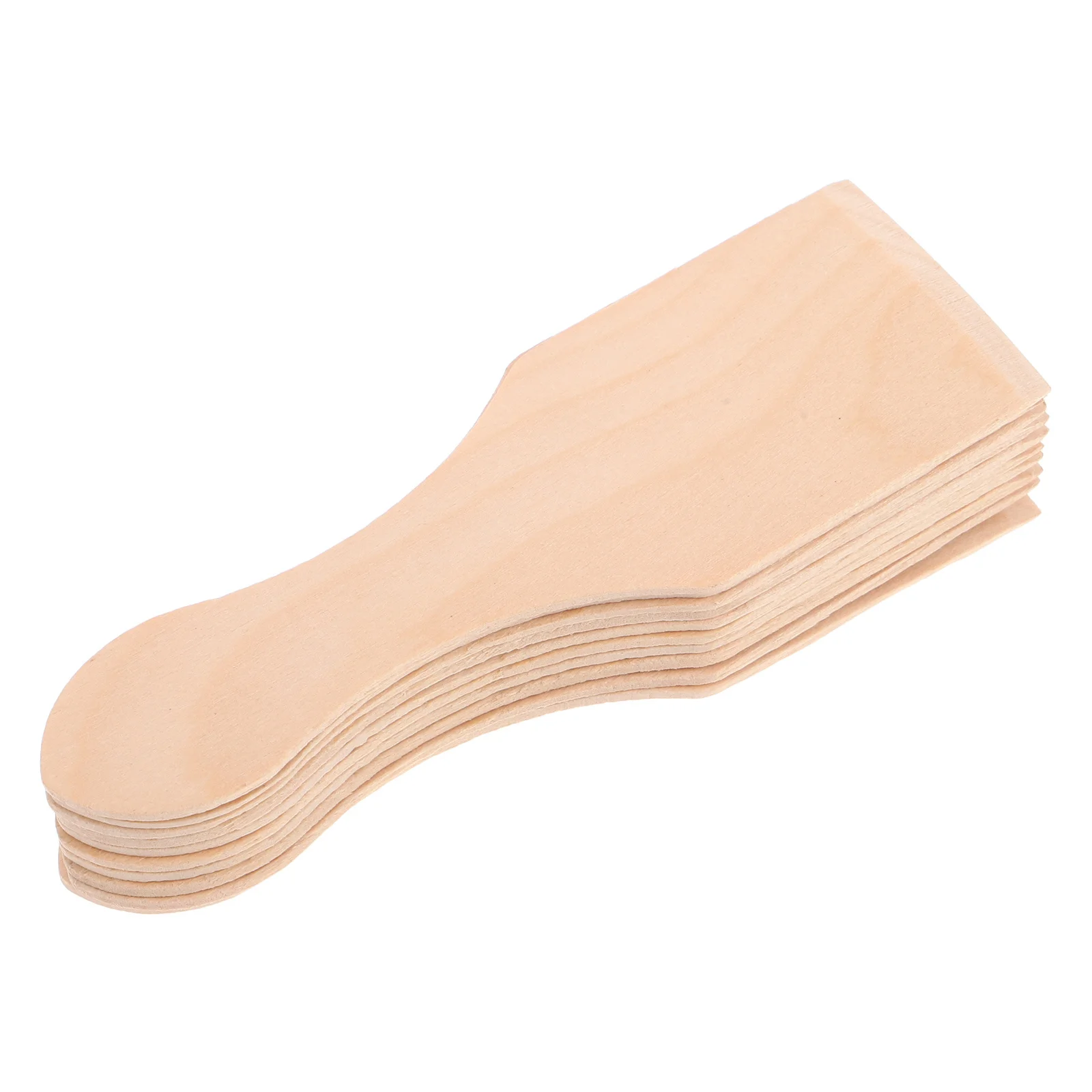 10개 미니 나무 주걱 작은 떡 뒤집개 어린이 요리 도구 세트 창의적인 역할 놀이 도구 미니 요리 도구