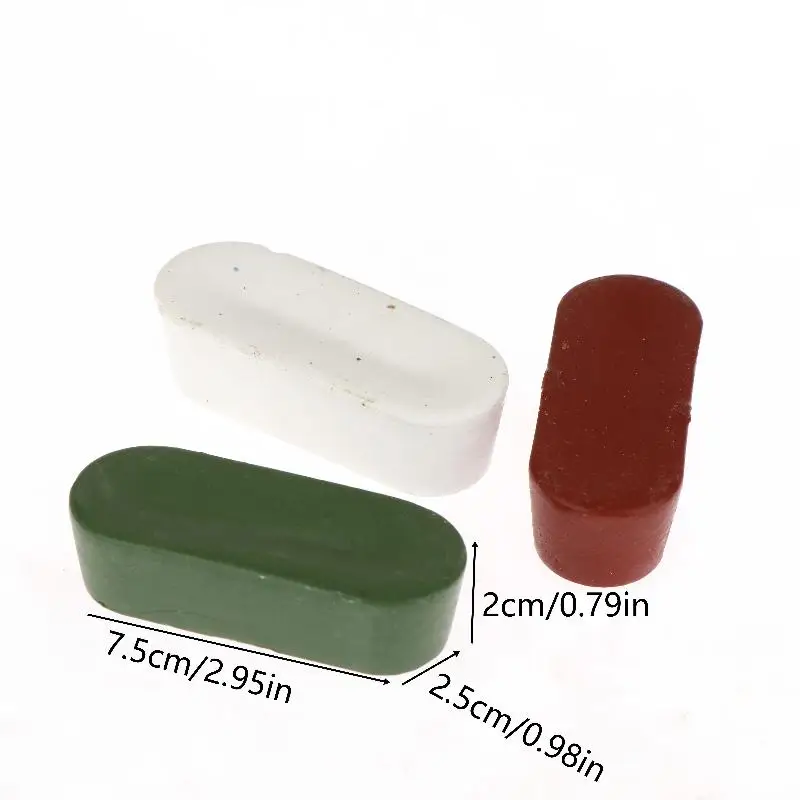 Polishing Compound 3-Pcs Set for Scratch Repair and Shine of Metal and Glass