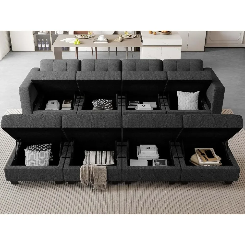 

Sofa Sectional Couch with Wide Chaises Convertible Sectional sofa cama Modular Sleeper Sectional Sofa Bed living room sofas