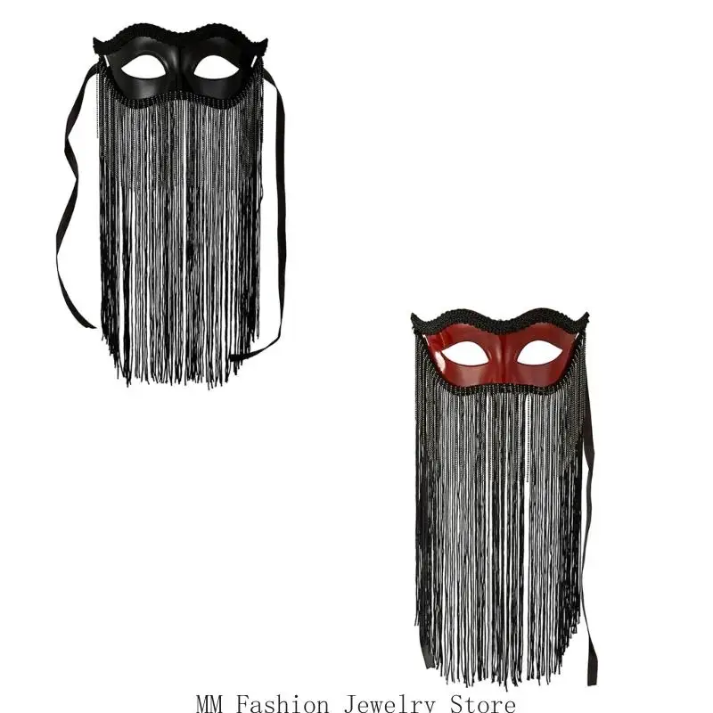 

D0UB Ball Prom Mask Lace Foxes Cats Face Mask Cosplay Mask Halloween Mask for Women