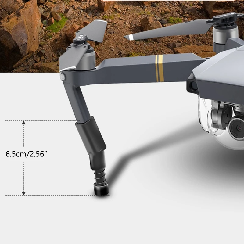 Tren de aterrizaje elevado para Mavic Spring, extensión de pies, soporte de pierna, envío directo