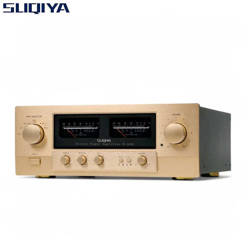 Pré-amplificador SUQIYA-Referência Accuphase C3850 + E550 Classe de alta potência A e B Amplificador de combinação de pontes totalmente balanceadas