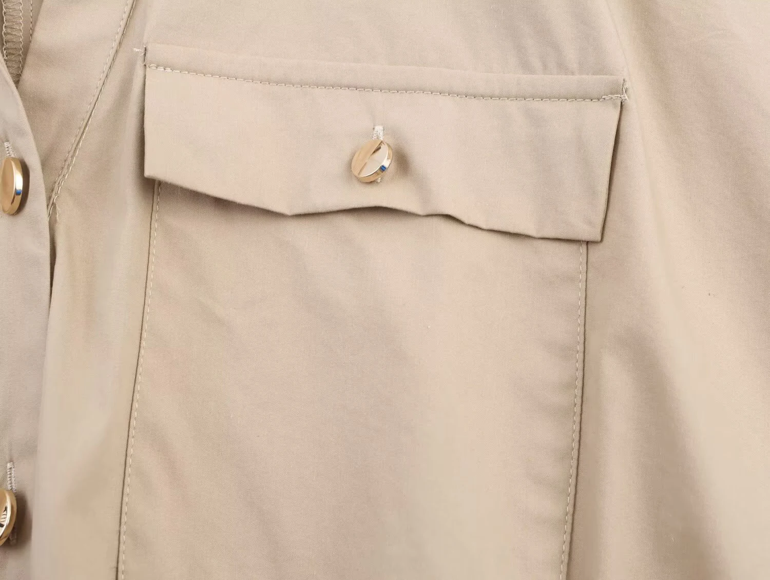 Zerains outono novas roupas femininas estilo simples estilo casual lapela popeline caça roupa camisa de manga comprida