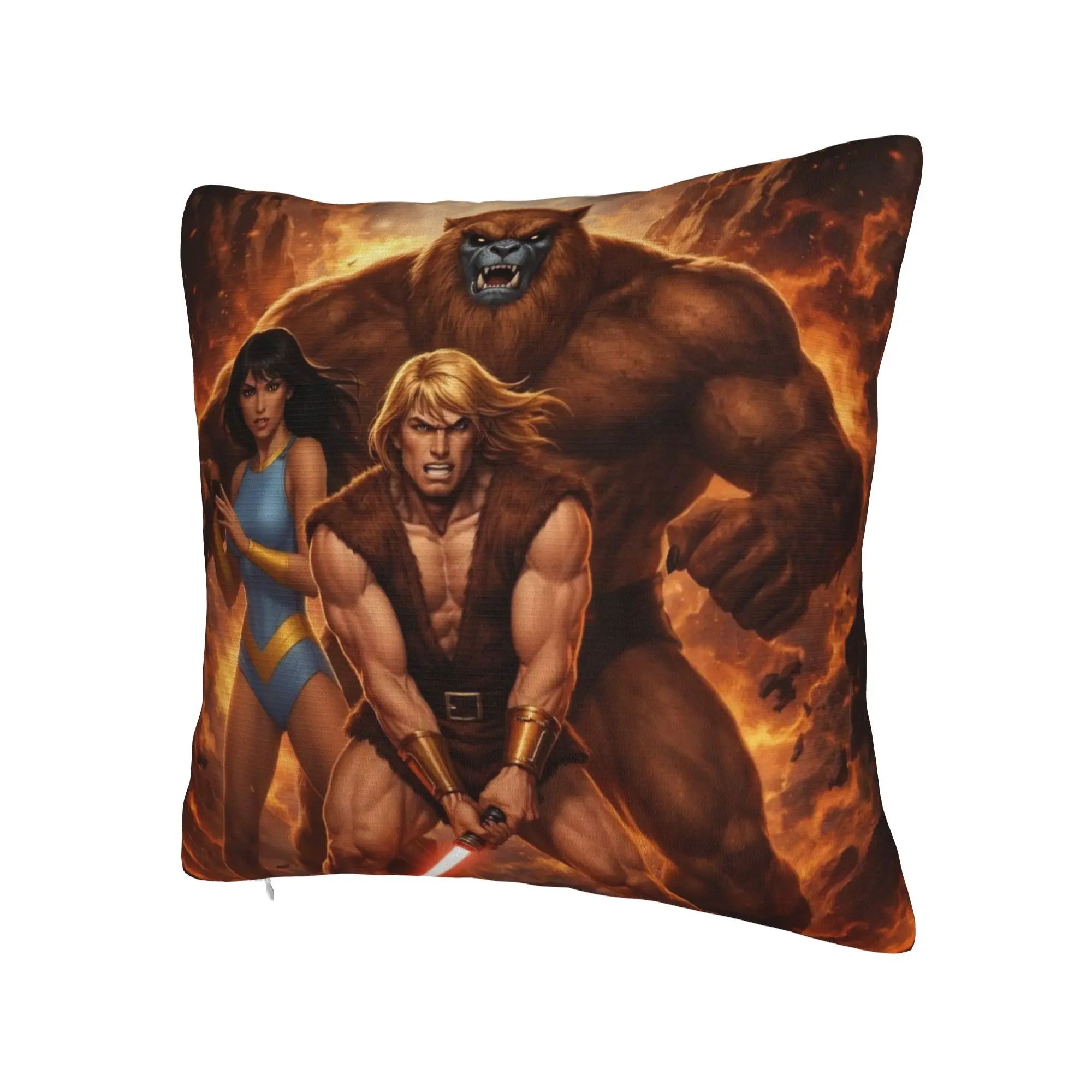 Decorative Pillow Cover Thundarr The Barbarian Accessories Home  Pillow Case Cover Square Style Multi Size