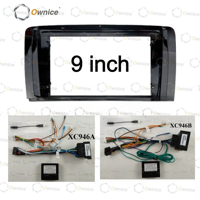 

Рамка для автомагнитолы Ownice 9 дюймов на Android для Mercedes-Benz R-Class W251 R280 R300 R320 2005-2009, установочный комплект с Canbus