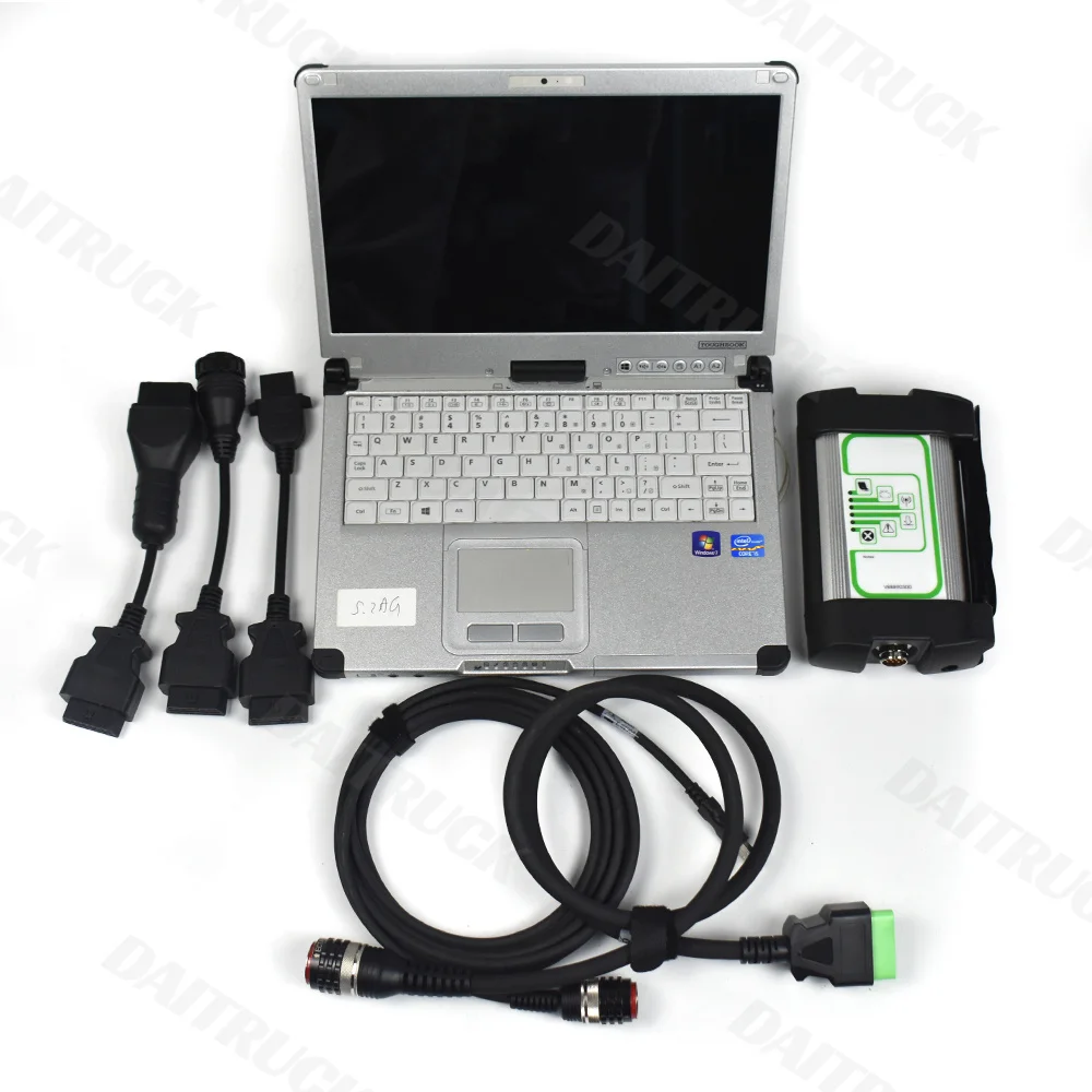 For  Vocom diagnostic tool with PTT 2.8.150 for  truck Euro6 FH FM diagnostic scanner Vocom 88890300 with CFC2 laptop