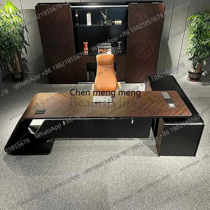

Simple modern high-end fashion desk manager desk office atmosphere single desk