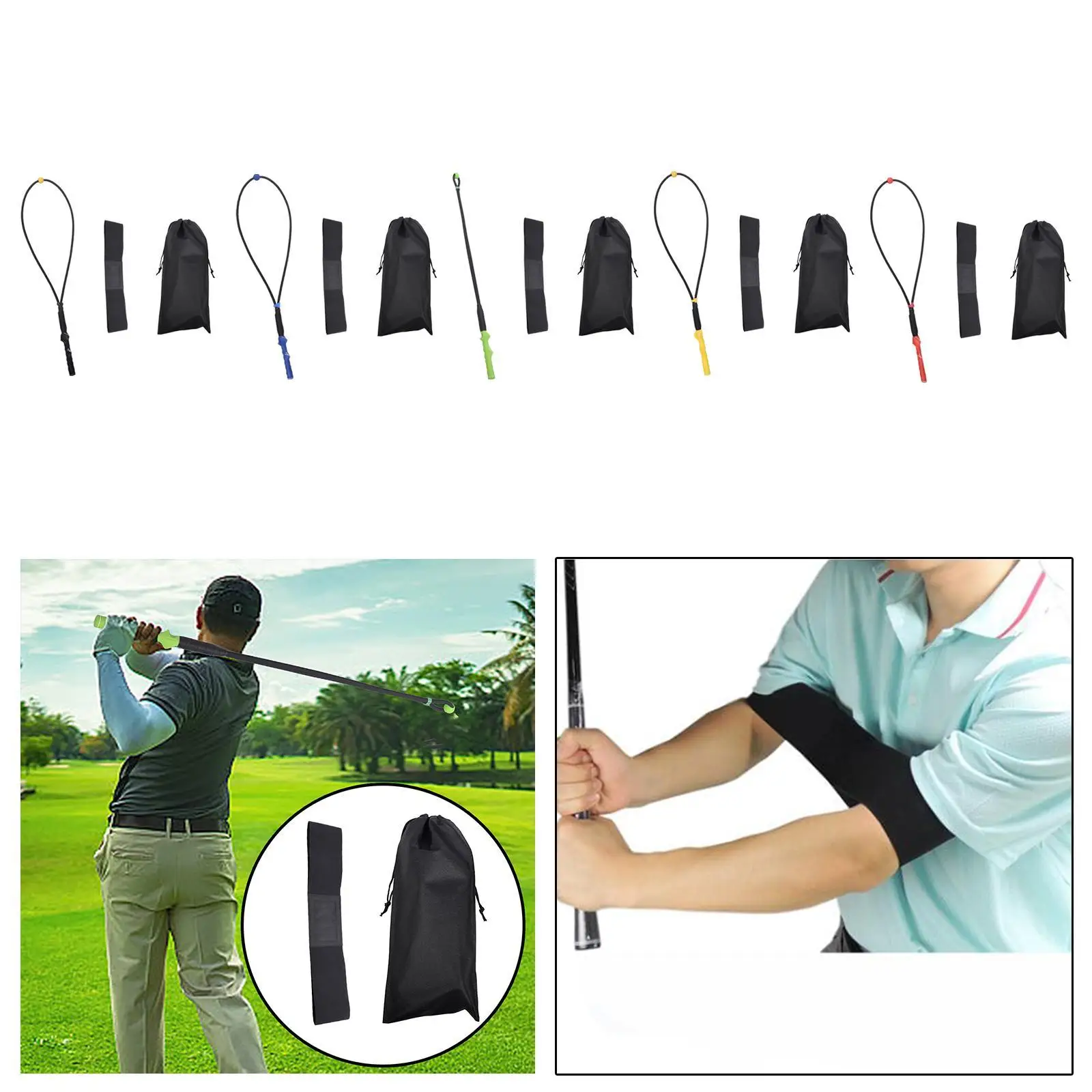 Cuerda de entrenamiento para Columpio de Golf, cuerda antideslizante para interiores y exteriores, hombres y mujeres, profesionales