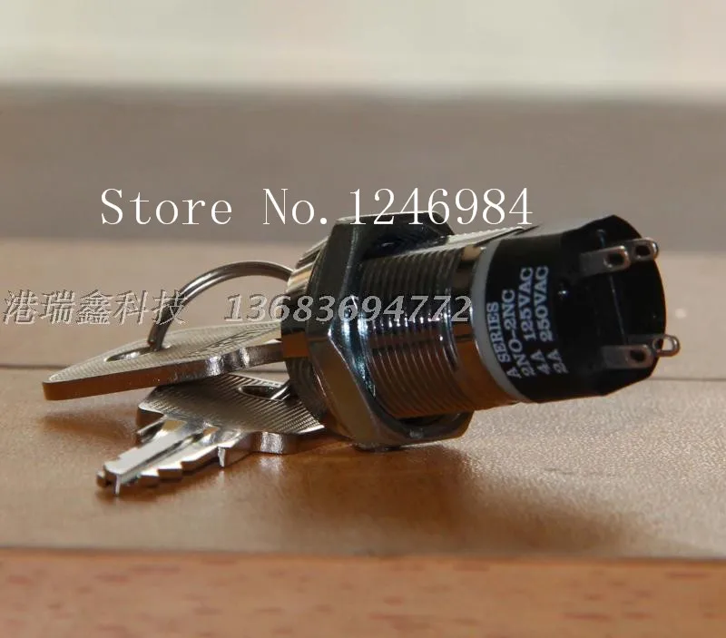 [SA]2NO-2NC Taiwan Kim Tae-electronic lock S286A-2 two tranches key switch genuine original--20pcs/lot