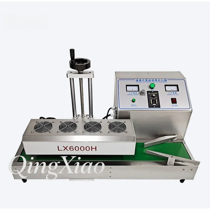 Fully Automatic Electromagnetic Induction Continuous Sealing Machine for Aluminum Foil Liners on Honey Plastic Bottles