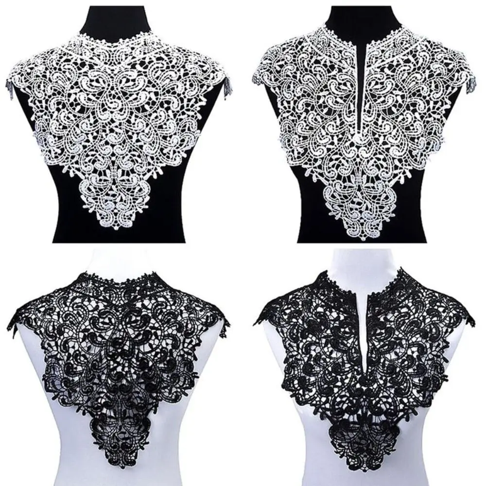 Exquisite Detachable Lace Neckline Embroideried Fabric Hollow Hollow Neckline Collarband Women Neckline Apparel