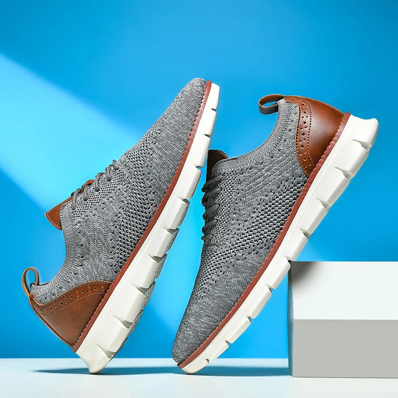 

Men's Breathable Casual Sneakers Luxury Trainer Fashion Loafers Comfortable Running Shoes for Male