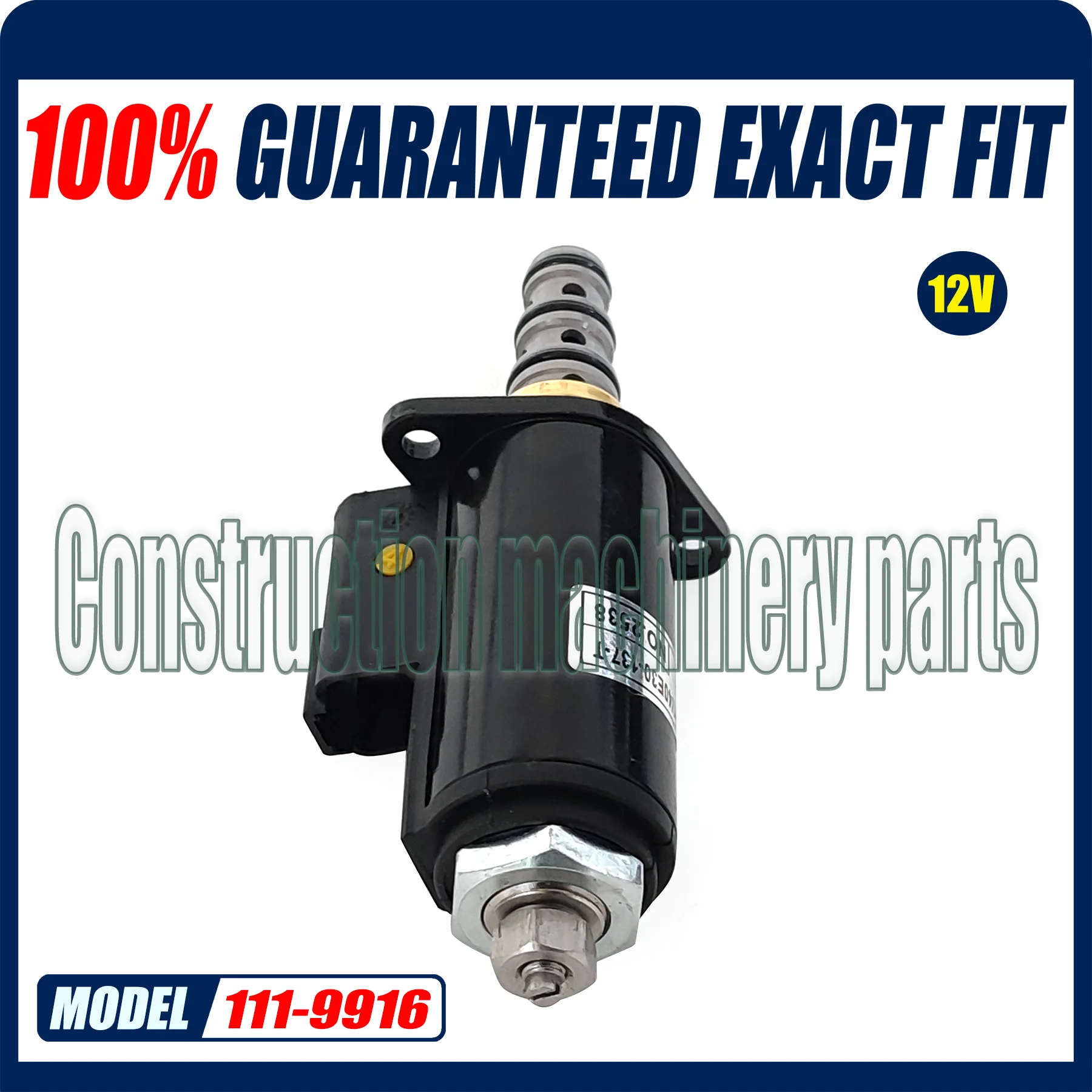 NEW 111-9916 Hydraulic Pump Proportional Solenoid Valve 12V For Excavator E320B E320C E320D