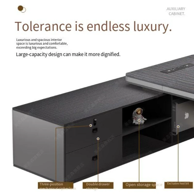 Archivador para ordenador, silla de escritorio de oficina, combinación de juegos, mesa sedentaria para el hogar, organizador de escritura en forma de L, muebles de oficina