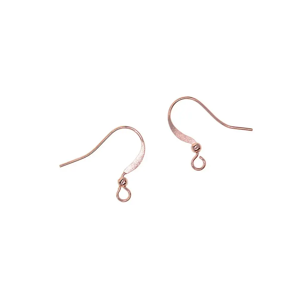 French Hook Brass Earring Hooks Fish Hook Gold Earring Supplies for Jewelry Making Crafts