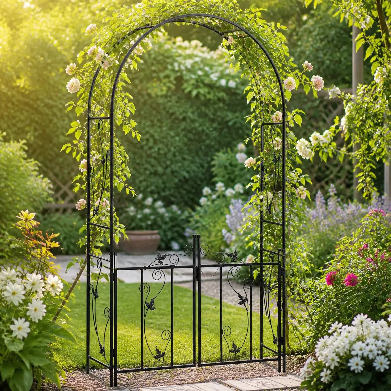 Steel Garden Arch, 7'6