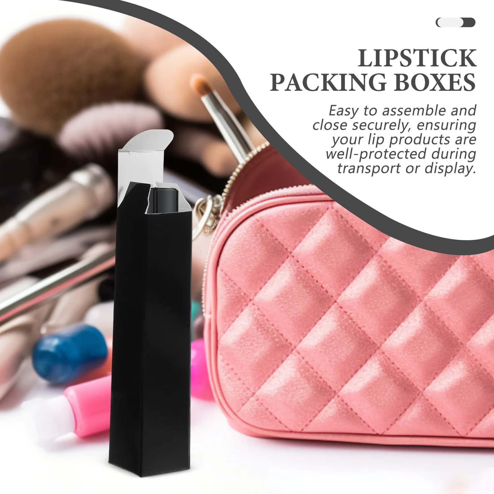 

15Pcs Empty Lipstick Boxes Paper Packaging Lip Gloss Wrapping Boxes for Lip Balm Storage Lipstick Box Paper Box