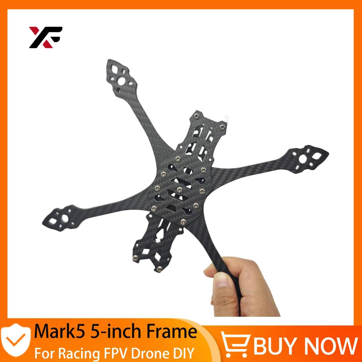 

XFlight Hobby Mark5 5 дюймов комплект рамы FPV из углеродного волокна 225 мм колесная база 5 мм рычаг для квадрокоптера FPV гоночный дрон DIY Запчасти