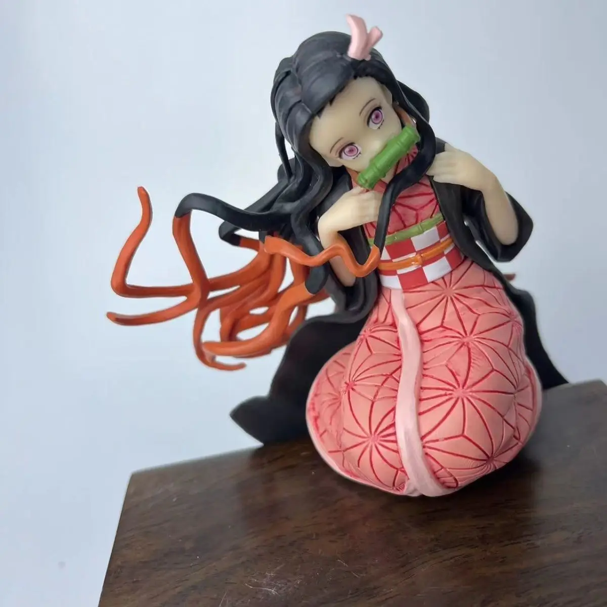 Kamado Nezuko figuras de acción Anime Demon Slayer figuras de PVC Kimetsu no Yaiba modelo Kits Manga Kits de modelismo GK juguetes adornos