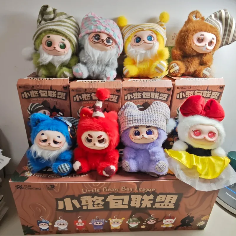 

Gismow Little Bean Bag League Series, плюшевая слепая коробка, милая сумка-монстр для кукол, подвеска, украшение, брелок, загадочная коробка, подарки для девочек