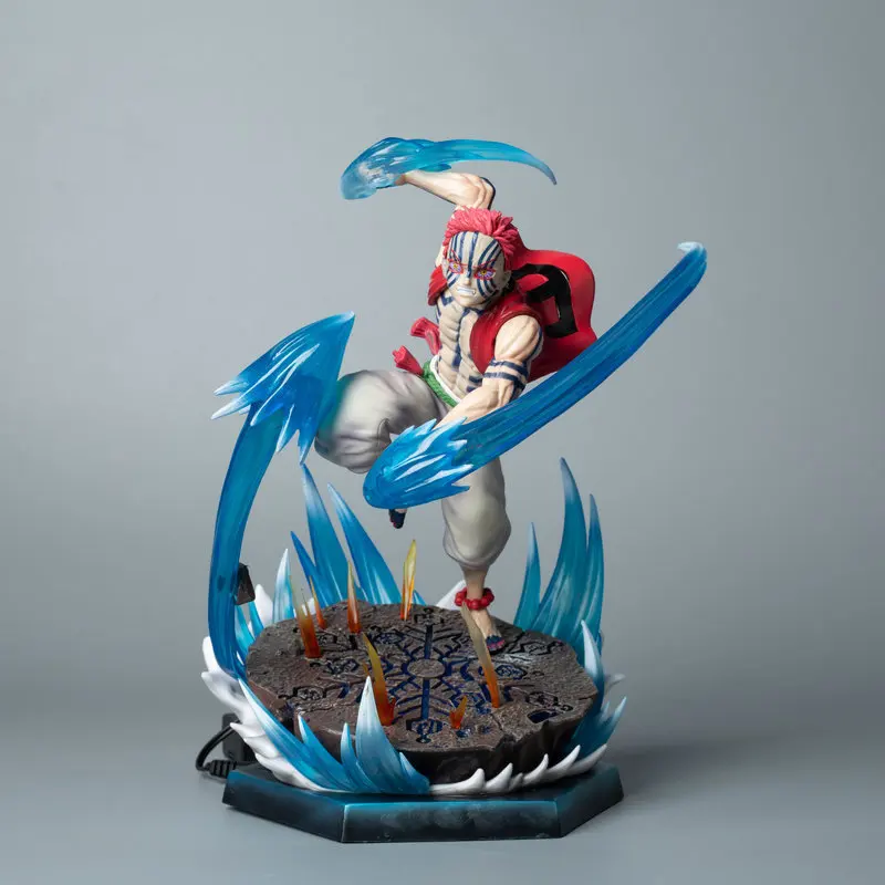 

Demon Slayer Akaza Upper Rank 3 GK Figure LED Light Up Boxed Collectible Statue