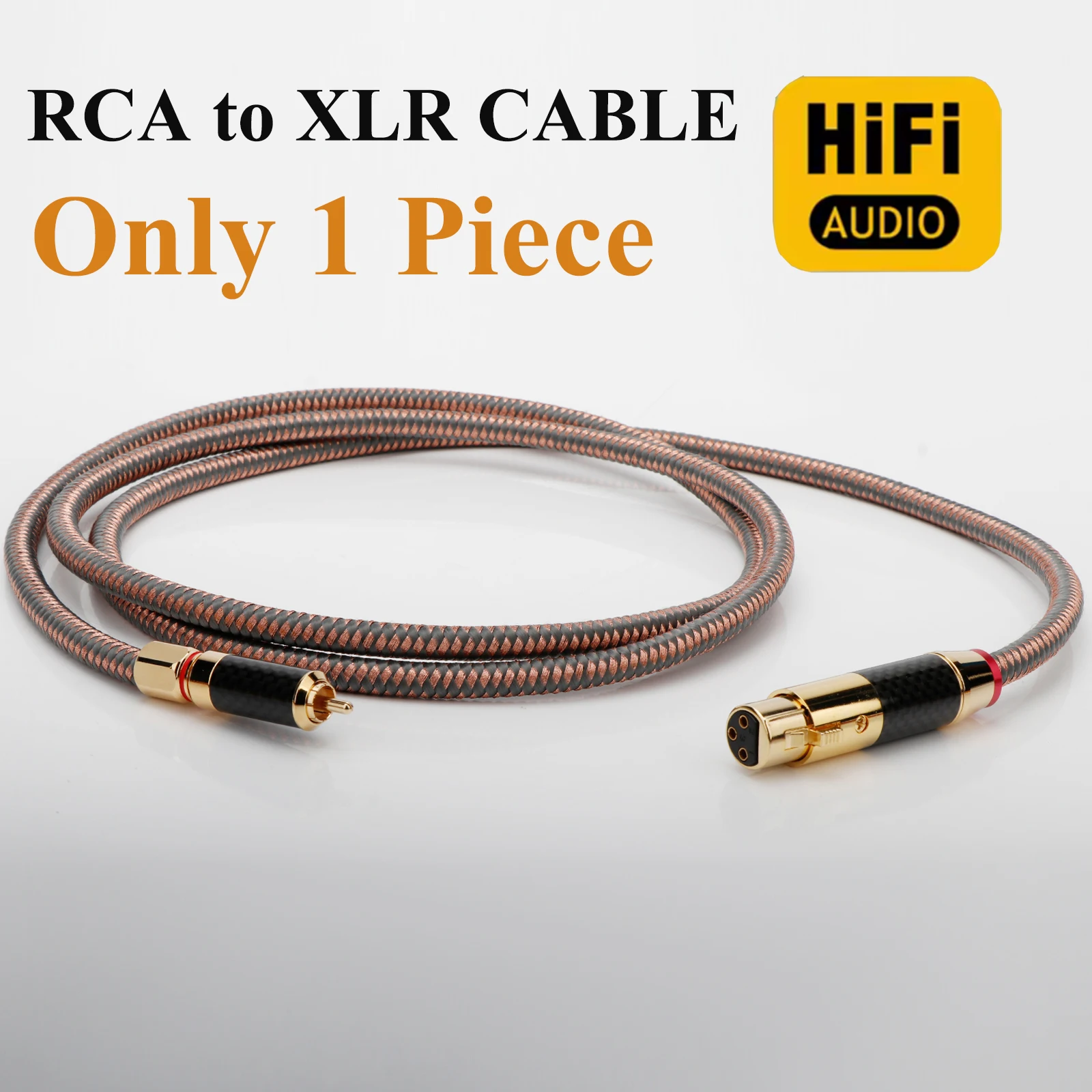 

HiFi High-end Accuphase 40th Anniversary Edition RCA to RCA/XLR Interconnect Audio Cable Hifi Signal Cable Gold Plated Plug