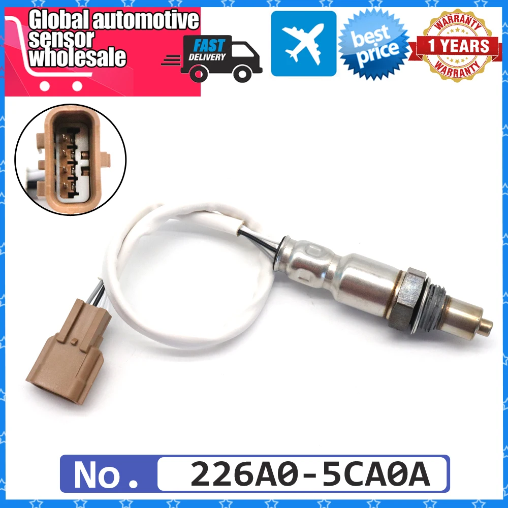 NEW Downstream Rear Air Fuel Ratio Lambda O2 Oxygen Sensor 226A0-5CA0A for Infiniti Q50 Q60 3.0L 2016 2017 2018 2019 234-8026