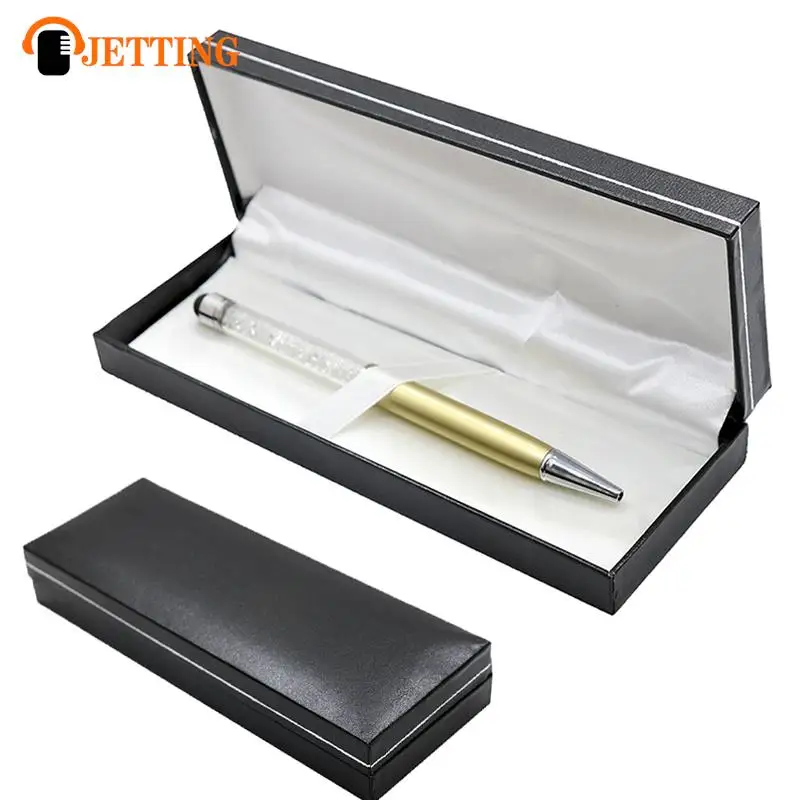 Imitation Leather Pen Case Gift Pen Box Fountain Pen Stationery Box For School And Office Supplies 17*6.3*2.8cm