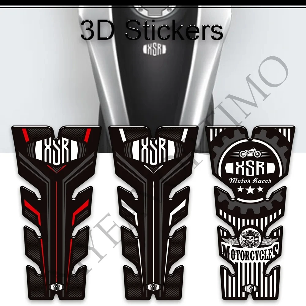 

For Yamaha XSR 700 XSR700 Motorcycle Tank Pad Grips Stickers Decals Gas Fuel Oil Kit Knee Protector