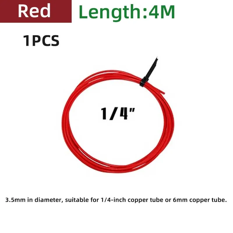 1 個の PE プラスチック銅管プロテクター 1/4 インチ/3/8 インチ/1/2 インチ/5/8 インチ変形防止銅管保護ツールチューブエアコン用