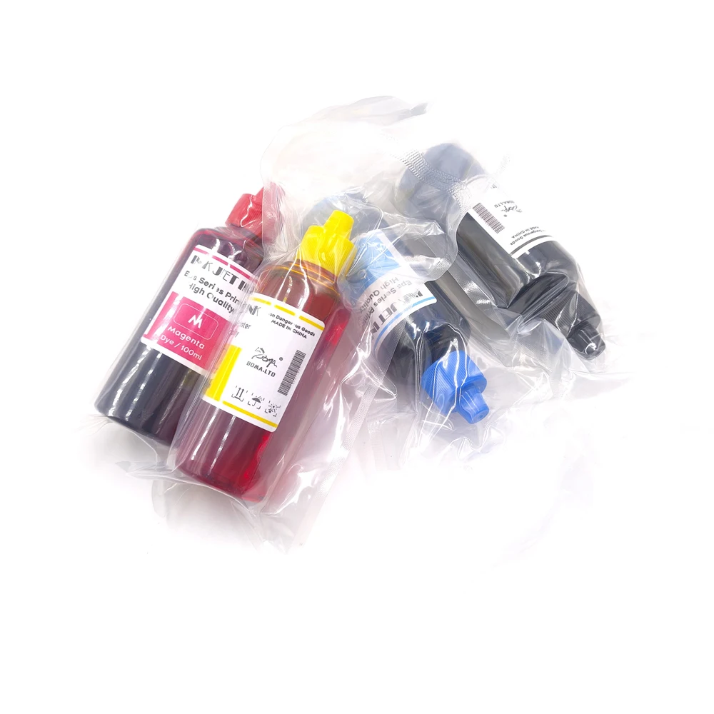 

4Pcs 100ml 405 812 822 802 Pigment Or Dye Ink For Epson WorkFore EC-C700 WF 7840 3820 4820 4830 4834 4740 4730 4720 4730