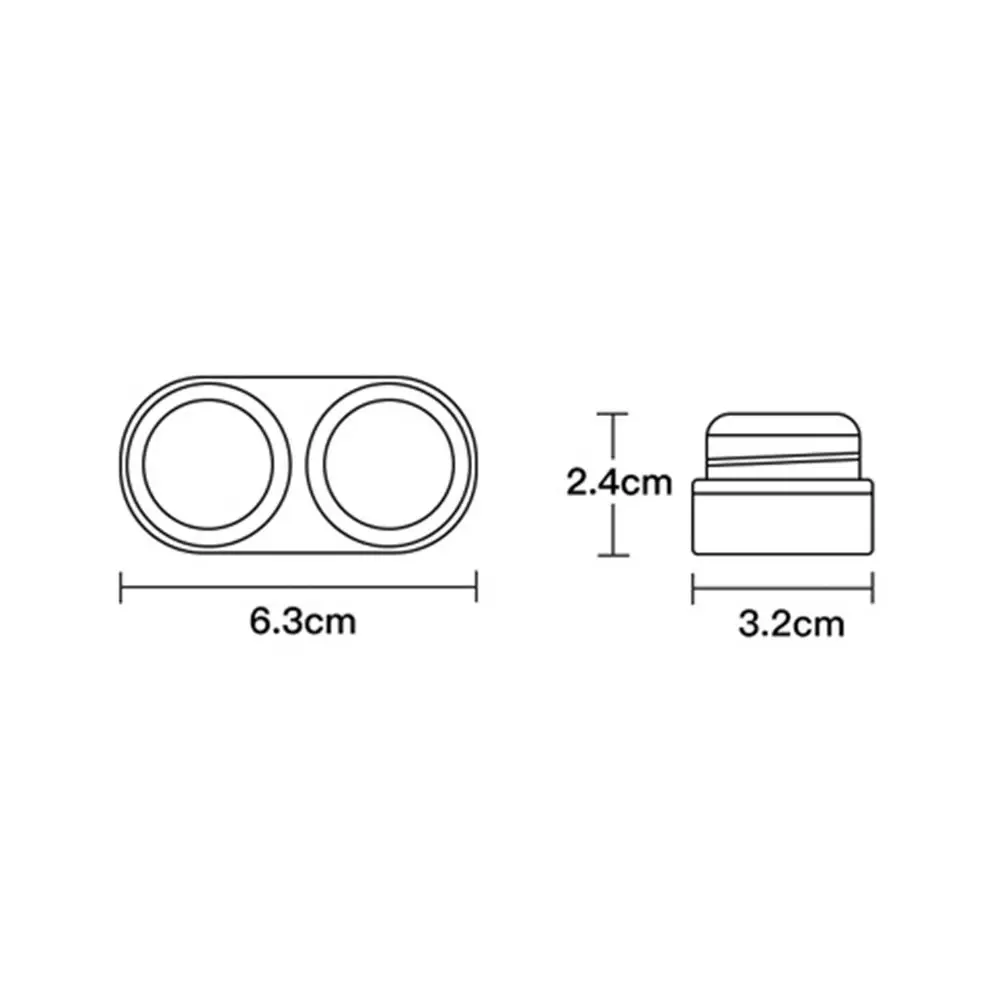 Étui à lentilles de contact de dessin animé mignon, plastique portable, cosmétique, boîte de rangement, femmes, filles