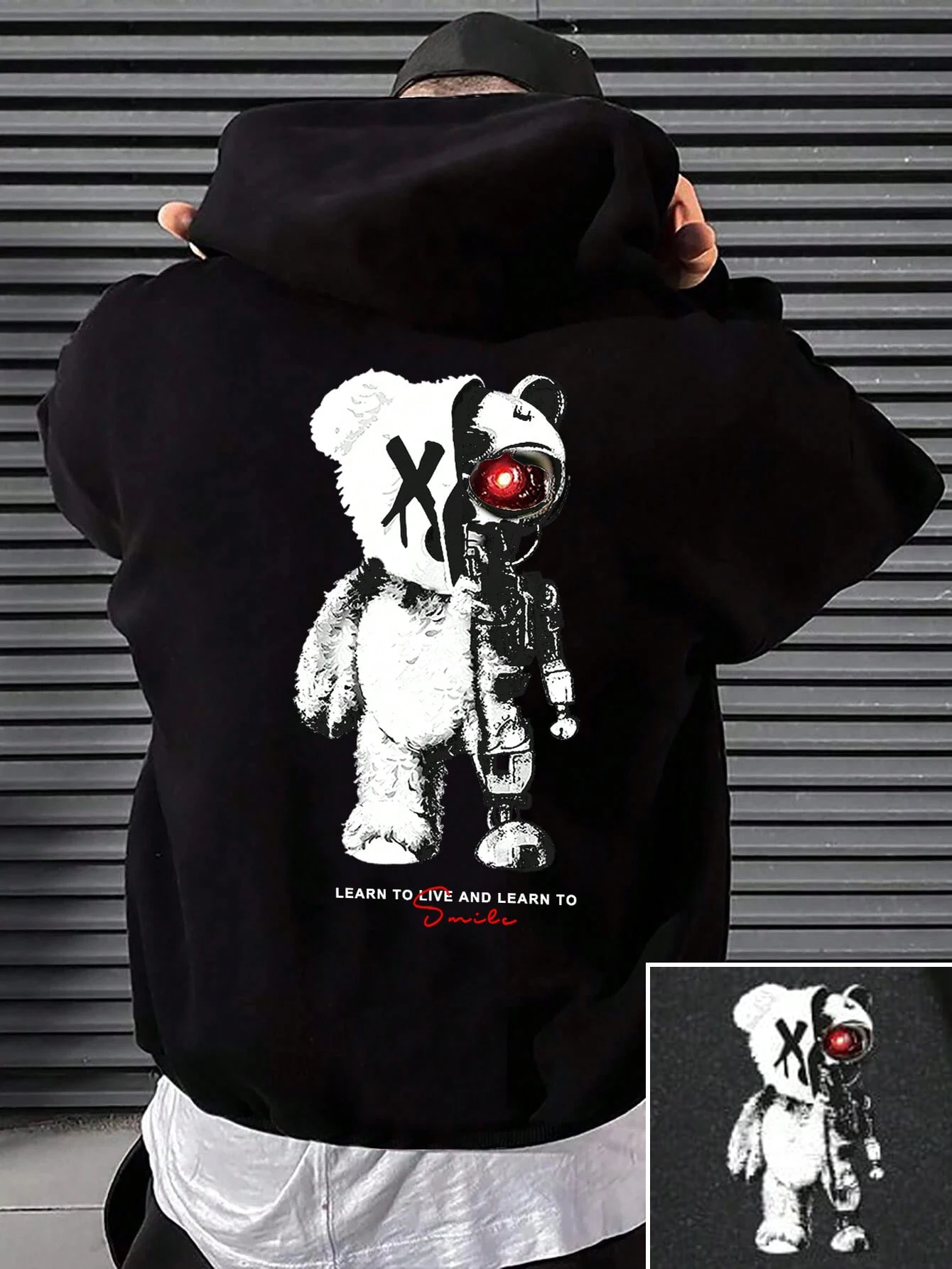 

European and American Hooded Sweatshirt with Clear Print for Halloween Style, Comfortable, Warm, Loose and High Street