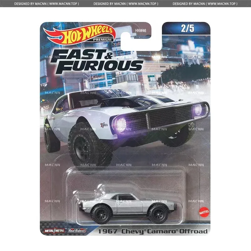 Original Hot Wheels Premium Car Fast & Furious Diecast 1/64 Vehicles Nissan Skyline GTR Porsche Cayman Boys Toys for Children