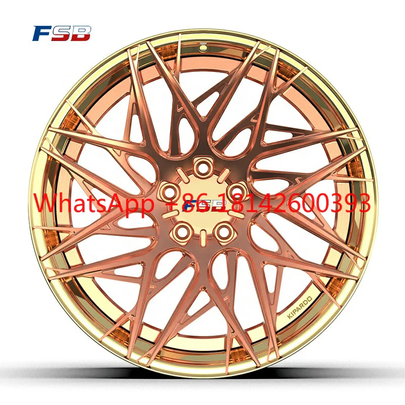 17-24 Inch 2-Piece Concave Racing Forged Alloy Wheels Silver Finish Auto Retrofit Upgrade Accessories 3 Year Warranty