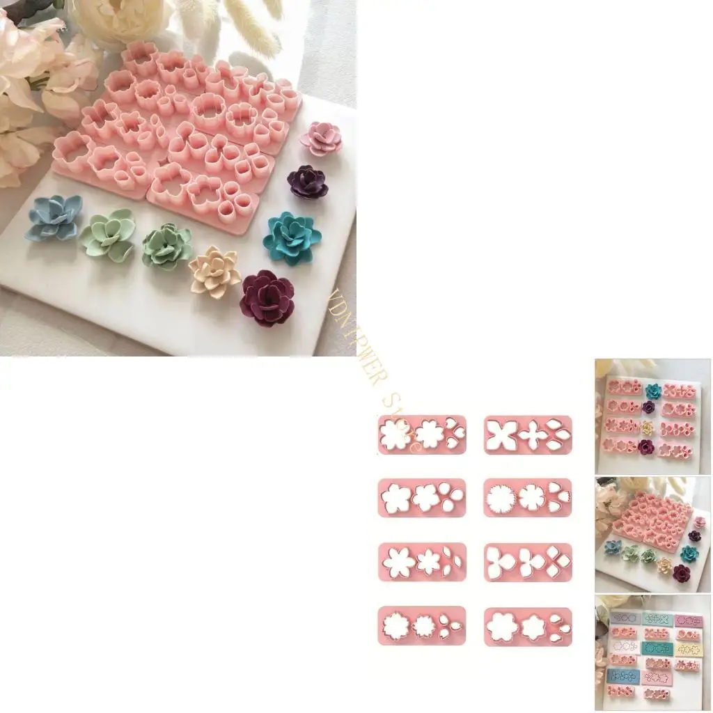 

Дизайн для лепестков с 8 частями для домашних серьгов и декоративных аксессуаров D08E