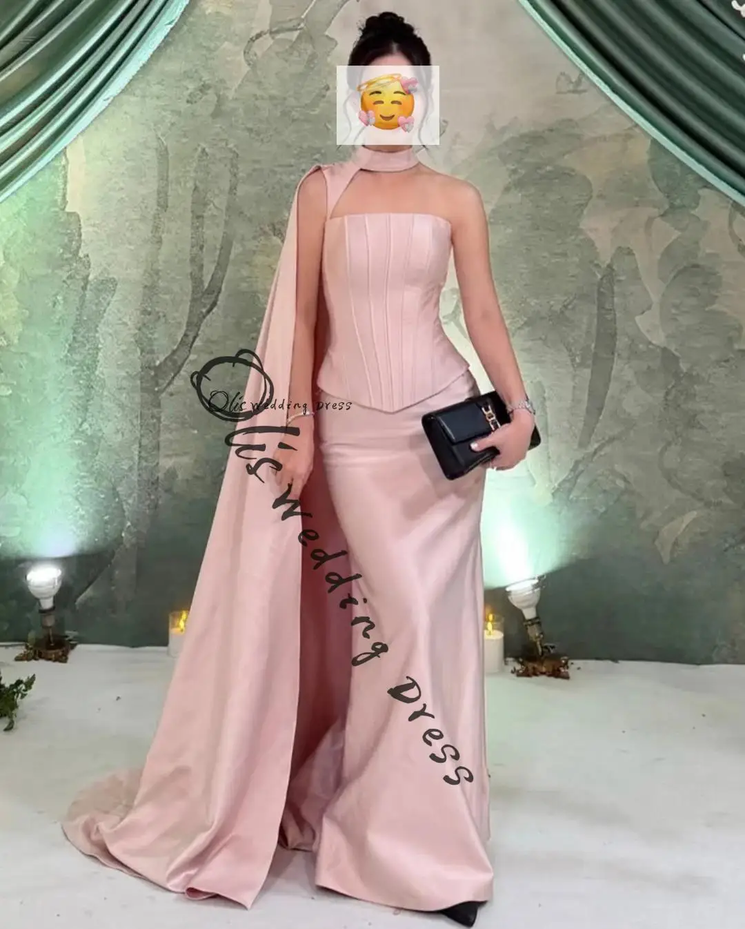 

Элегантные вечерние платья из двух частей, прямого кроя, без рукавов, с плиссировкой, длиной в пол, на бретелях, с застежкой-молнией сзади.