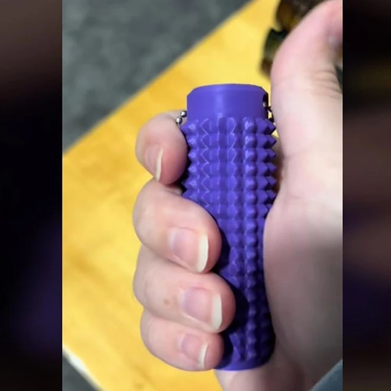 Stim Keychain, Anxiety Relief Pain Stim Bumpy Fidget Keychain, Calming Keychain, Fidget Keychain,Hard Massage Keychain