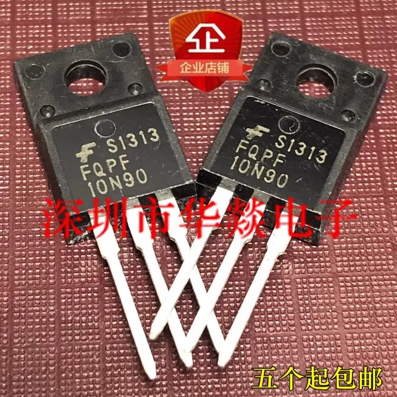 5PCS FQPF10N90  TO-220F 900V 10A  Brand New In Stock, Can Be Purchased Directly From Shenzhen Huayi Electronics