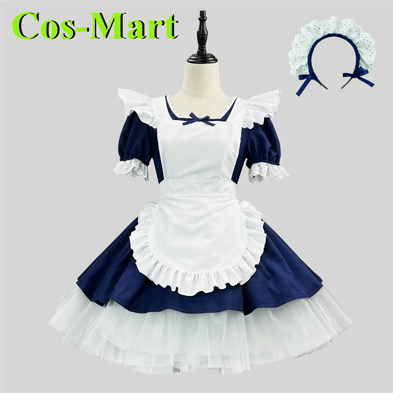 

Cos-Mart Lolita Dress Cosplay Costume Maid Outfit Cafe Dress Alice Japanese Style Nurse Uniform Sweet Gothic Style Role Play
