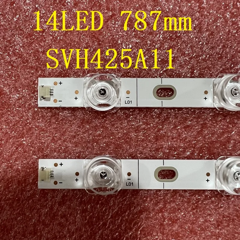 LED backlight Strip 14LED For Hisense 43H6500G 43R6000GM 43A603AMV 43R6E3 43h6g 43R6090G 43H6570G JL.D425E1330-003BS-M SVH425A11