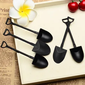 Tấm nhựa của các món ăn nhà bếp, muỗng cà phê mini, thìa kem trái cây, bộ dao kéo, 50 chiếc, 100 cái 8 Bán hàng chính thìa nhựa nhỏ - №5