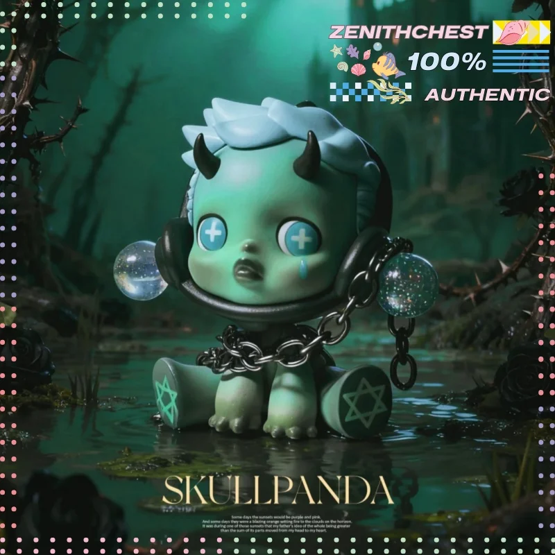 POP MART SKULLPANDA Ancient Castle Series Blind Box Dark-Themed Blind Box Figurines Are Unique Gifts Unbox the unknown