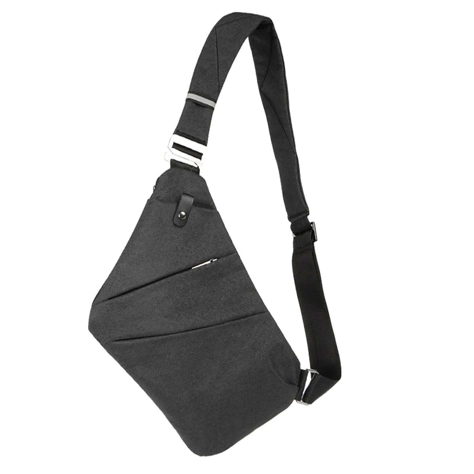 Men Crossbody Sling Bag Adjustable Strap Thin Lightweight Soulder Bag Gifts n Teens Cross Body