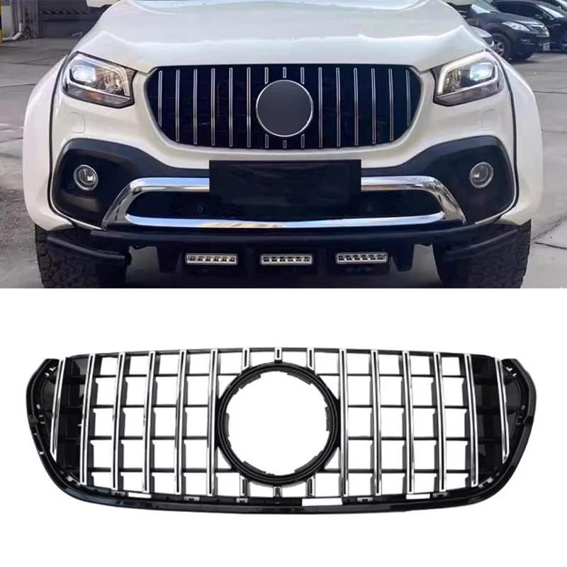

Front Grille Grill For Mercedes Benz X-Class br470 X470 W470 2018 2019 2020 2021 2022 Tuning Accessories Grills