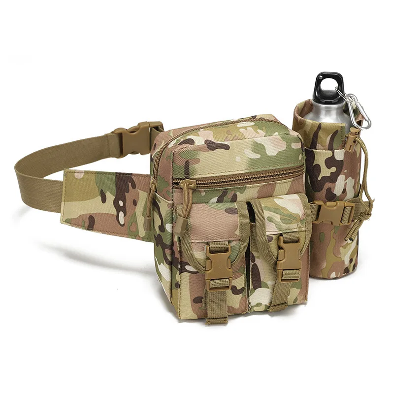 

Waterproof Outdoor Sports Running Waist Bag With Water Bottle Holder Multifunctional Phone Pouch For Hiking Cycling Camping