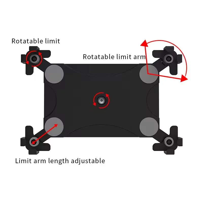 Multiple Display Angles Desktop or Wall Mounted With Lock Tablet Stand Lockable Anti-Theft Bracket