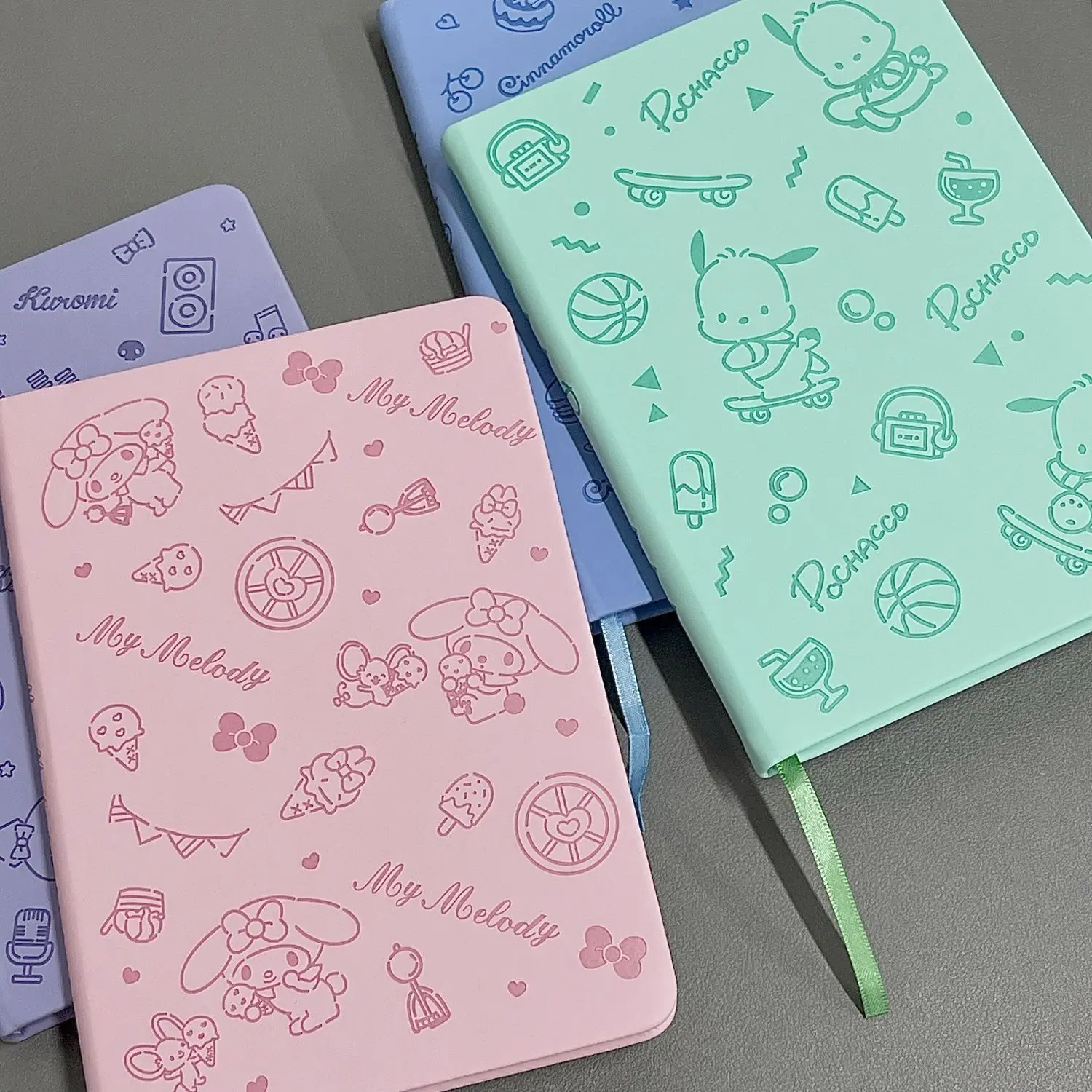 Sanrio Notebook Anime Cinnamoroll My Melody Notepad Kawaii Cute Student Stationery Diary Notebook School Supplies Kids Gifts