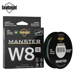 SeaKnight Brand W8 II Series 500M 8 Strands Fishing Line Advanced Braided PE Line anti-UV Seawater proof coating Fishing Line