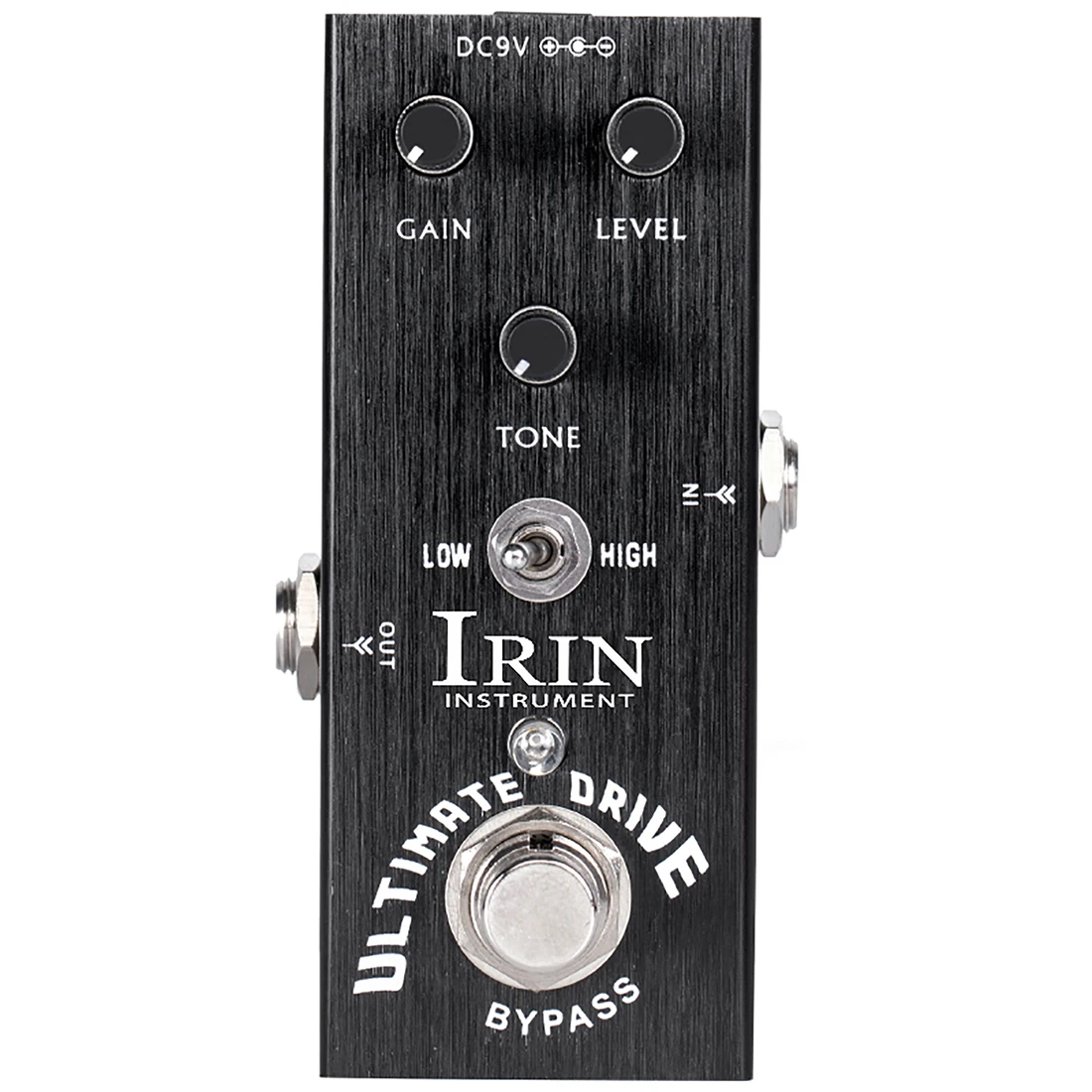 IRIN Ultimate Drive Guitar Overdrive Distortion Effect Pedal Bordering-on-Distortion Overdrive for Guitar True Bypass AN-11